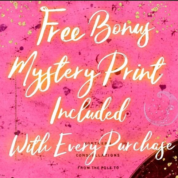 Gypsy Psychic Medium Fortune Teller Tattoo Tarot Reader Art Print 8.5x11 - Picture 3 of 4